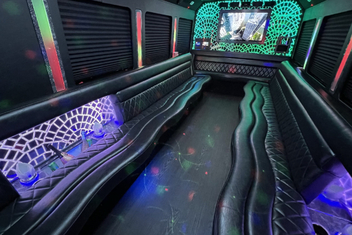 Bowie Limo Bus Interior