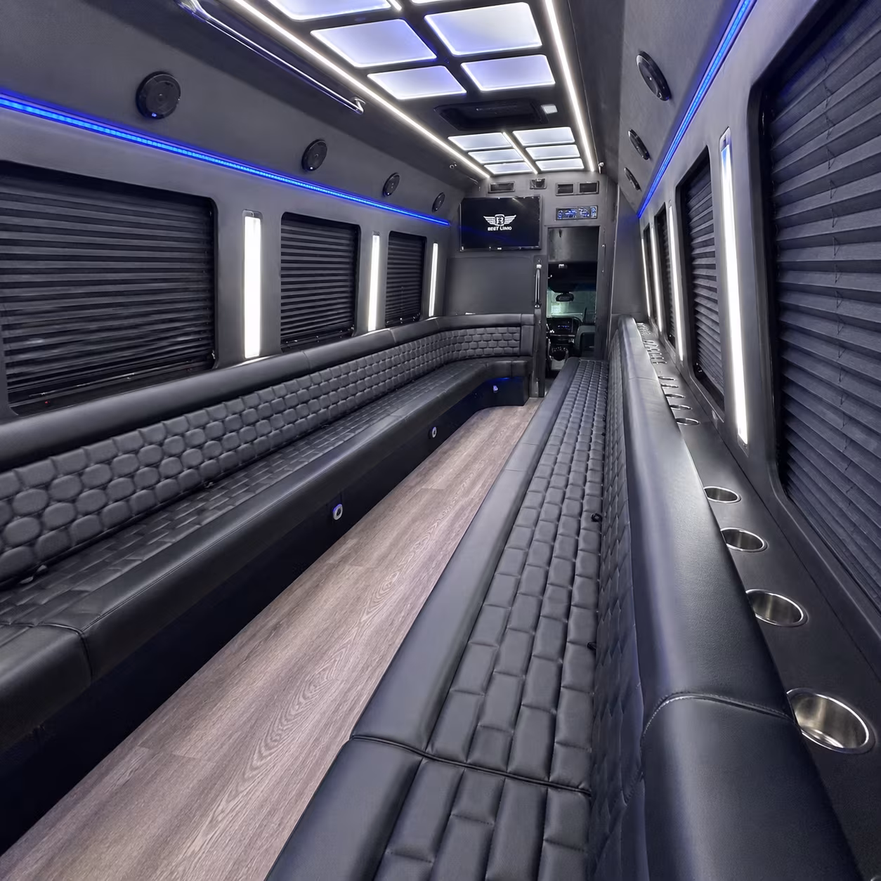 bowie party bus rentals inside