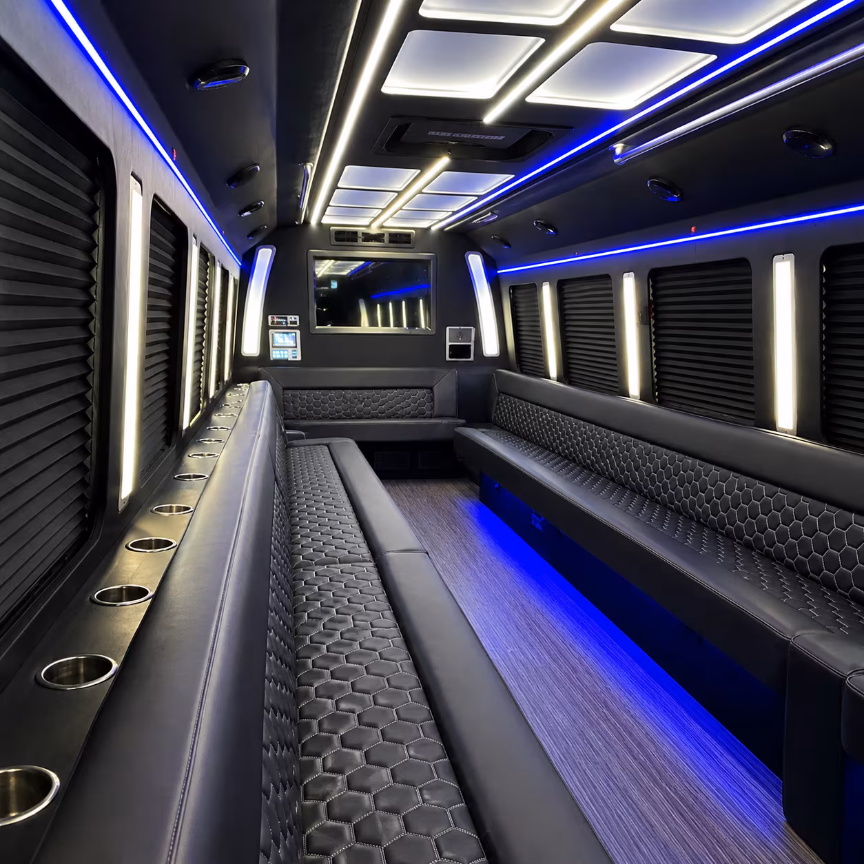 wedding party buses and bridal shuttles for bowie celebrations